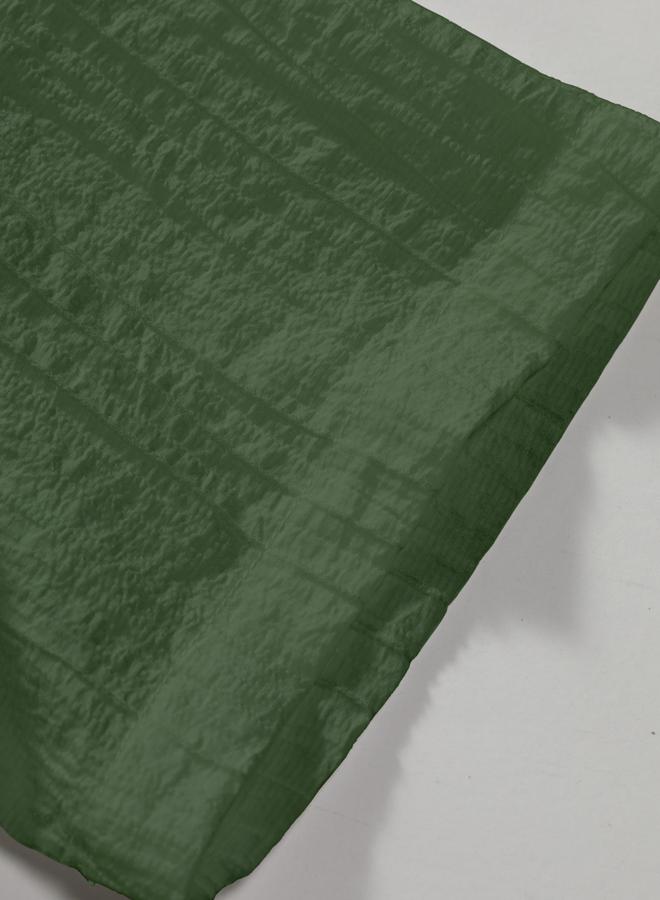 Take Two Men Green Textured Short Sleeve Shirt - Image 4